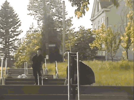 How bad would it suck to get your foot caught in the middle of this rail? Austin Kanfoush doesn't worry about it. Ollie as seen in Fuck Yinz , 2014.