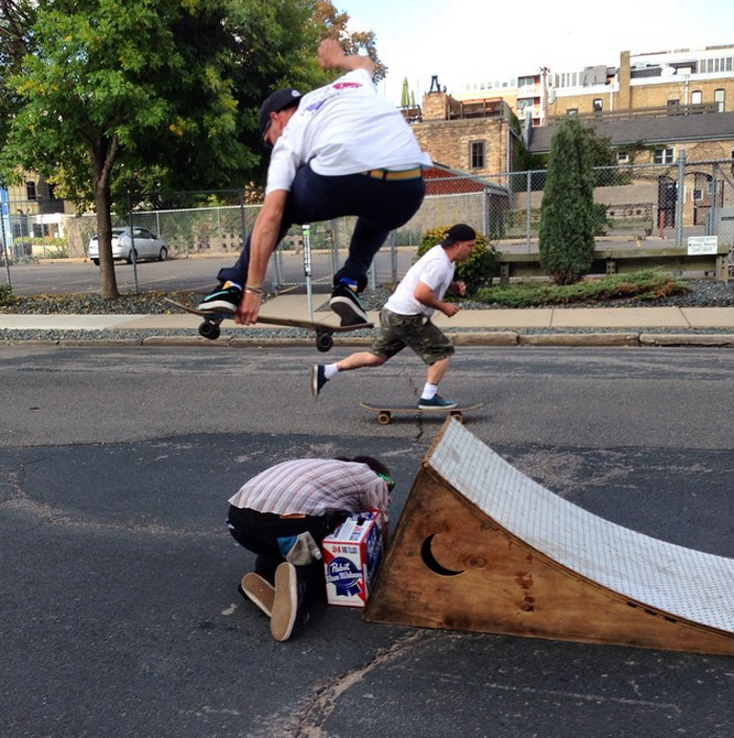 London Luke going over Pat. Photo: Kyle Plathe