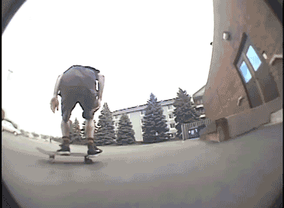 What a stylish young man. Nathan Cameron, half cab frontside 5-0 backside 180 out. 