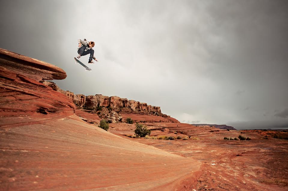 AARON “JAWS” HOMOKI ~ UTAH, U.S.A. Trick: Kickflip. Photo by Jonathan Mehring.