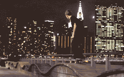 This is the most picturesque gif we have ever posted. Zach Moore, backside 360.