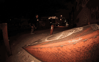 We're stoked to see Mike Heikilla on the other side of the lens for a change. Turns out he's a shredder. Nollie backside heelflip.