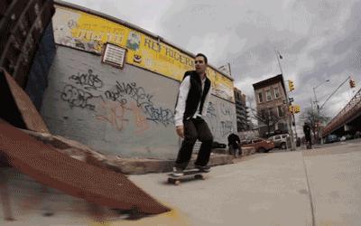 Jason Sherman escapes the trappings of the monument spot and busts a wallie a couple blocks away.