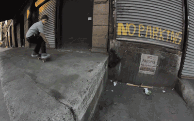 In case you thought this was a 'homie video', it contains Yoshi Tannenbaum doing tricks like frontside bigspin heelflips down Fish Gap.