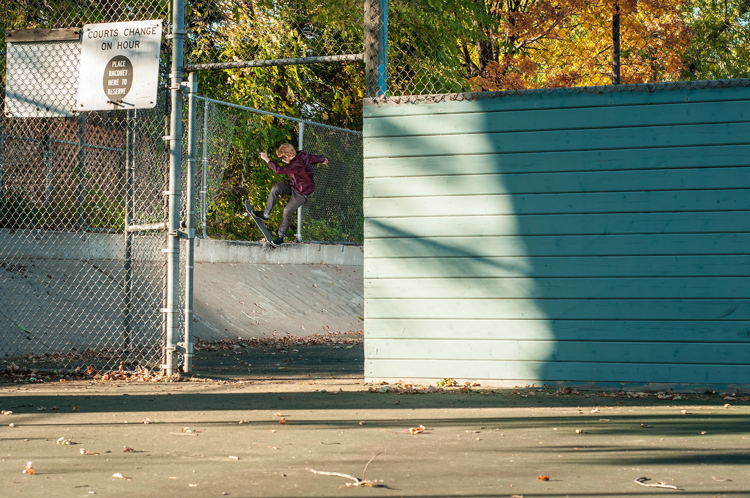 Jack noseblunts a classic Minnesota spot. Photo: Trevor Nelson