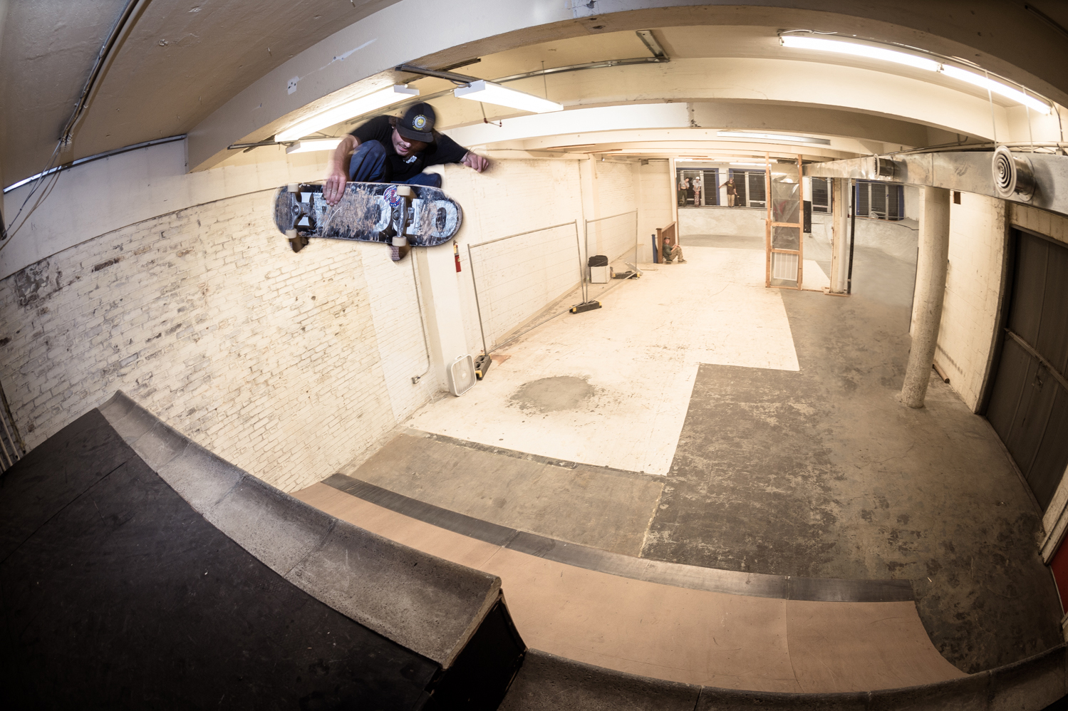By all means, start a DIY indoor spot. Just make sure there's enough room for guys like Emmett Bleiler to do fronstide airs. Photo: Rob Collins 