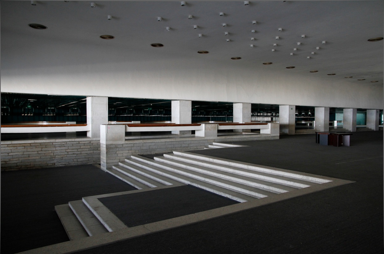 Linnahall in Tallinn, Estonia was not made to be skated, but it looks like a lot of fun.
