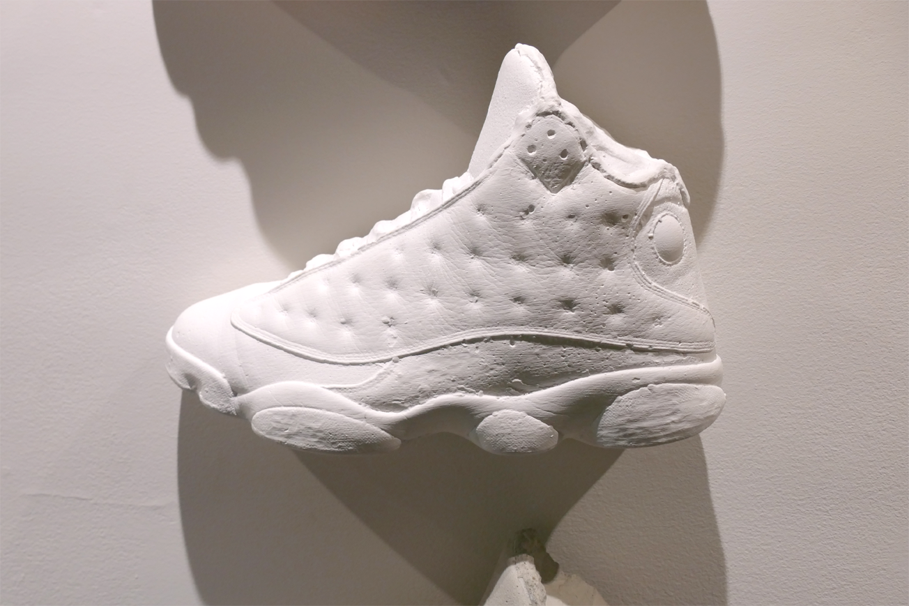 Lurker Lou has been making these casts of Jordans, and now you can get one for your wall.