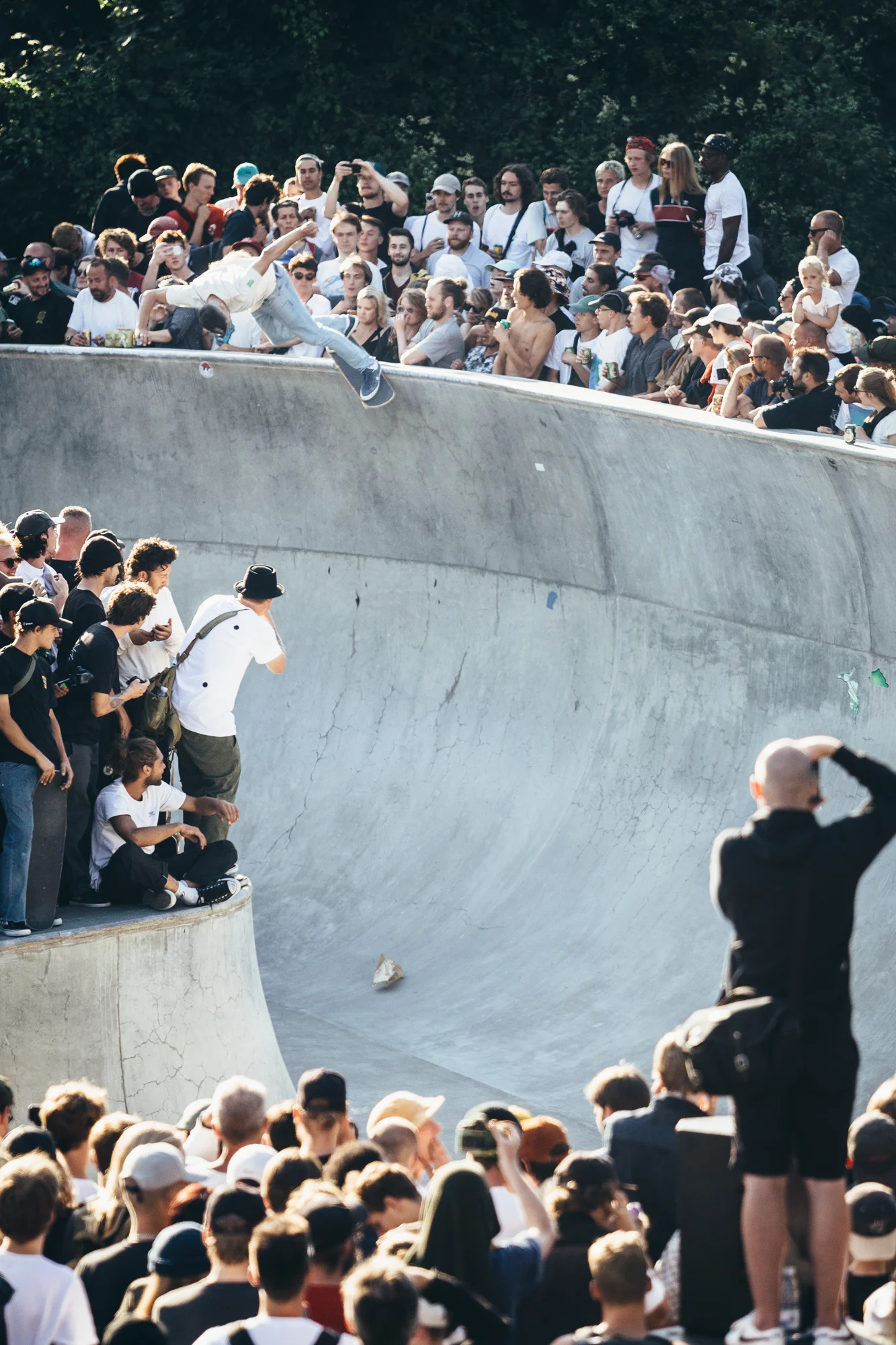 Rune Glifberg, backside smith grind at Copenhagen Open 2017. Photo: James Griffiths