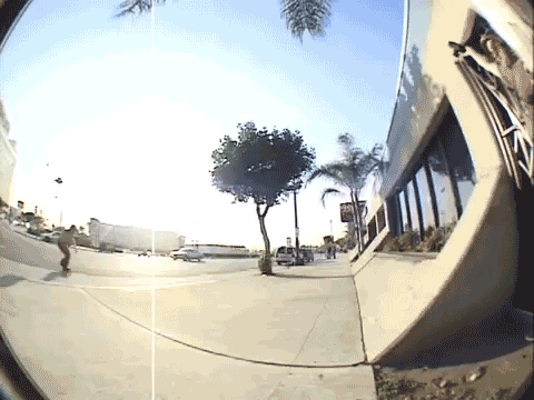 "...if someone is trying something really hard, they don't want to do it twice." We get that. Daewon Song, wallride grab to fakie.
