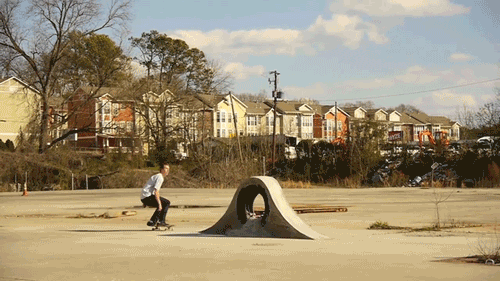 This will never get old. Grant Taylor getting upward on the site of the current Old Fourth Ward skatepark.