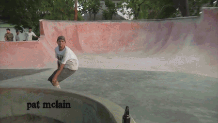 The guy himself. Frontside ollie, tail tap.