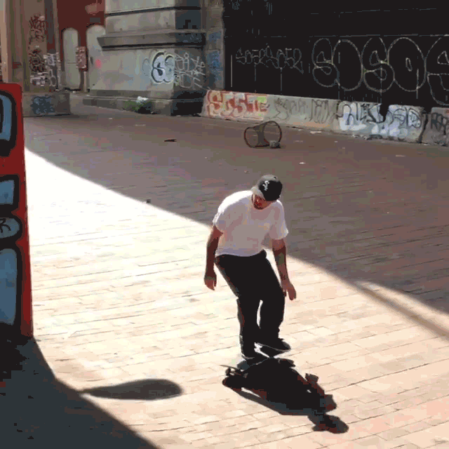 The Banks were one of the first spots Brian skated in NYC, and he's still getting clips there in 2018. Switch 360 flip.