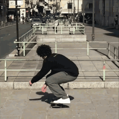 Brendan Carroll, switch ollie to switch flip, not in America.