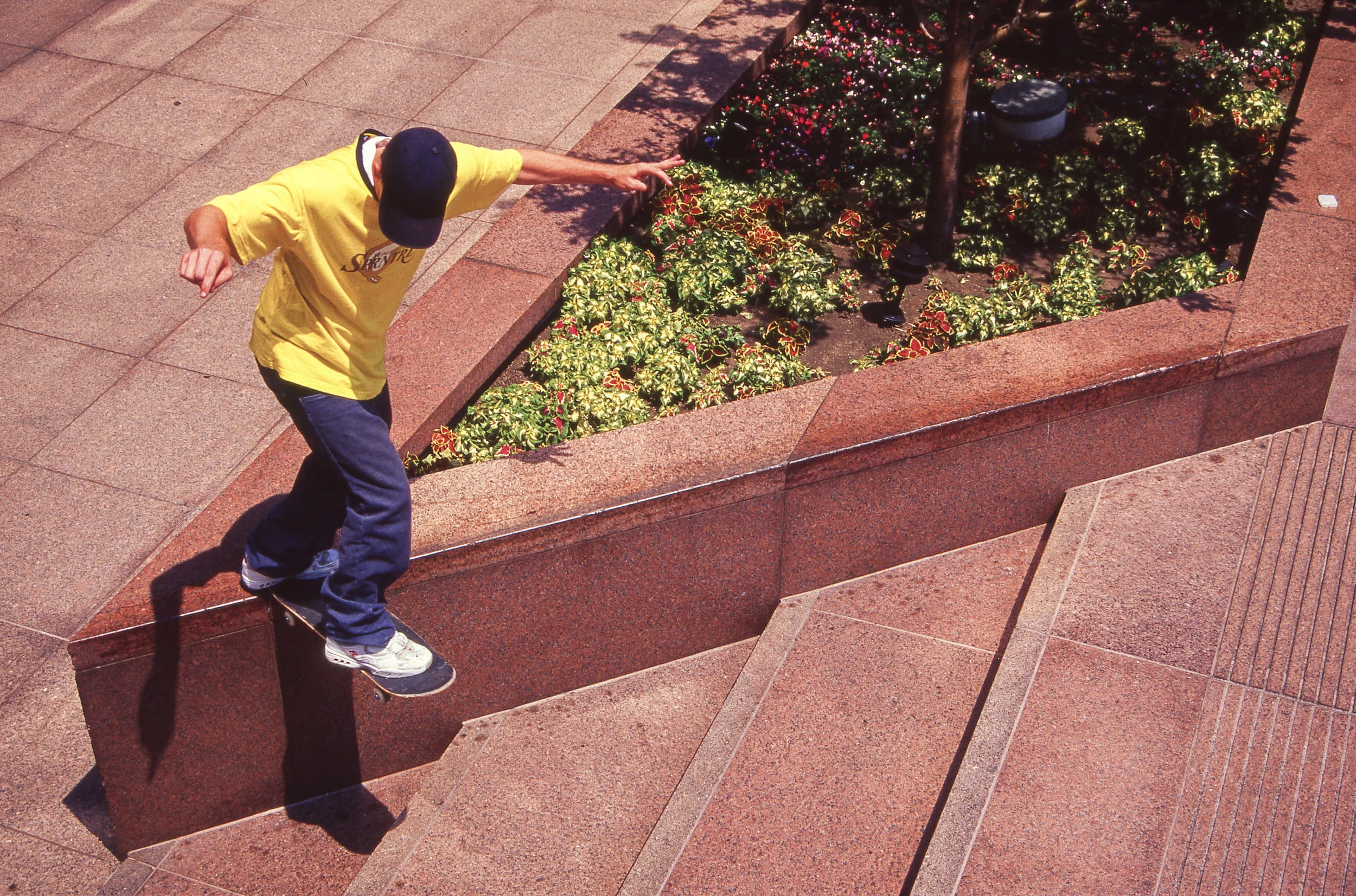 Another Chad Benson backside tailslide, in a another pair of white Kalis’s.