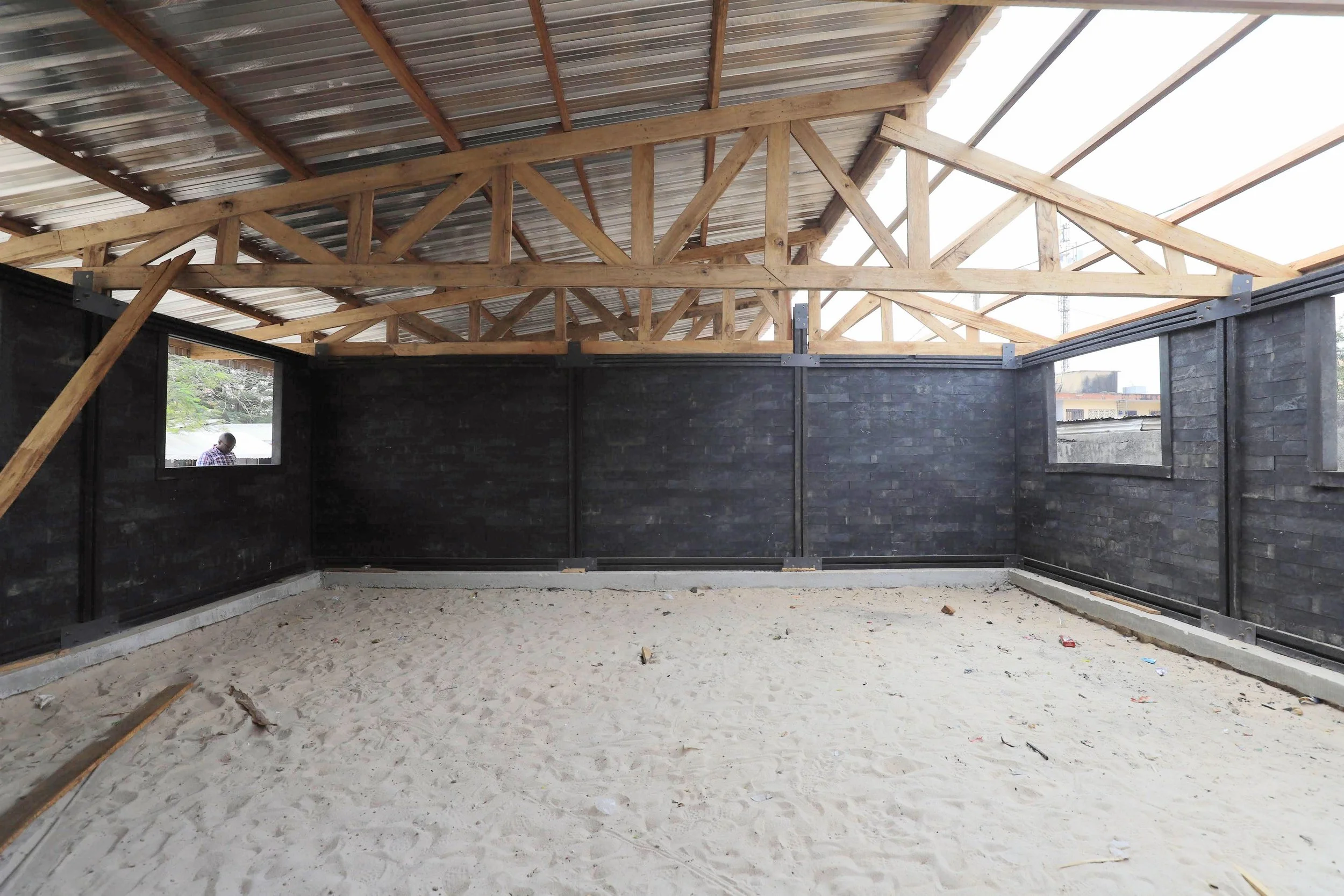 School under construction in Abidjan