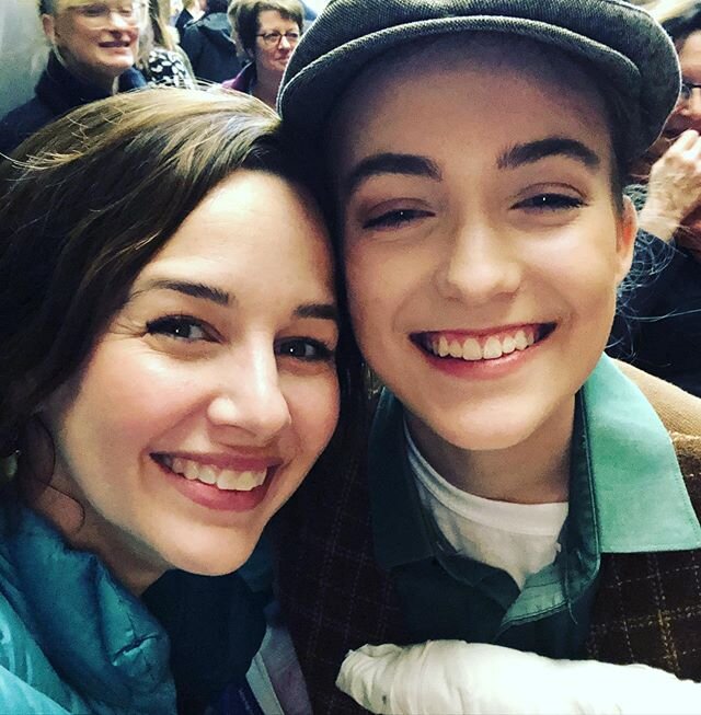 Proud proud proud of @maasconservatory student @emma_terris and her heartbreaking performance as Crutchy in Newsies!