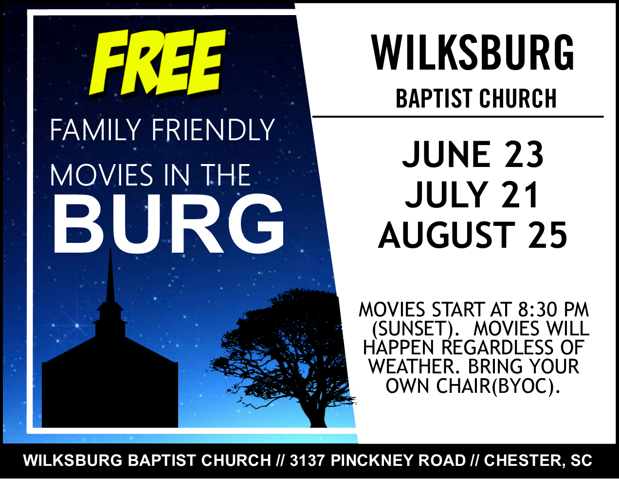 Movies in the BURG