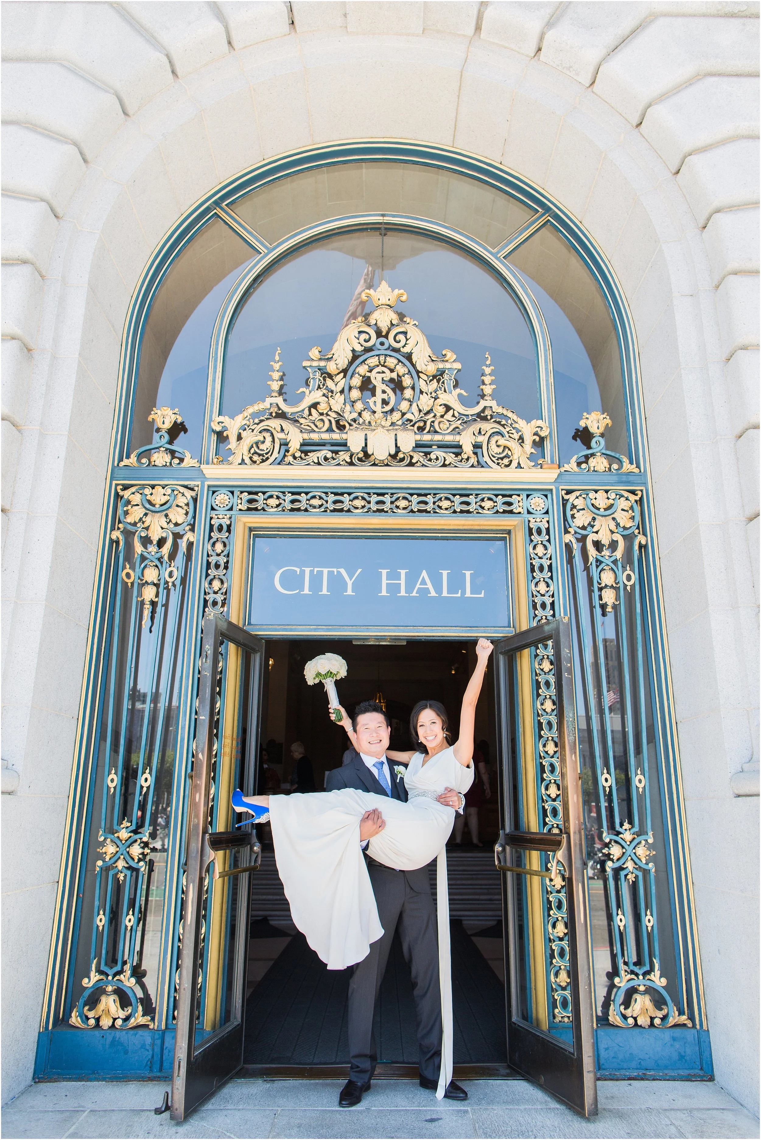 San Francisco City Hall Wedding Aimee & Michael — Blueberry