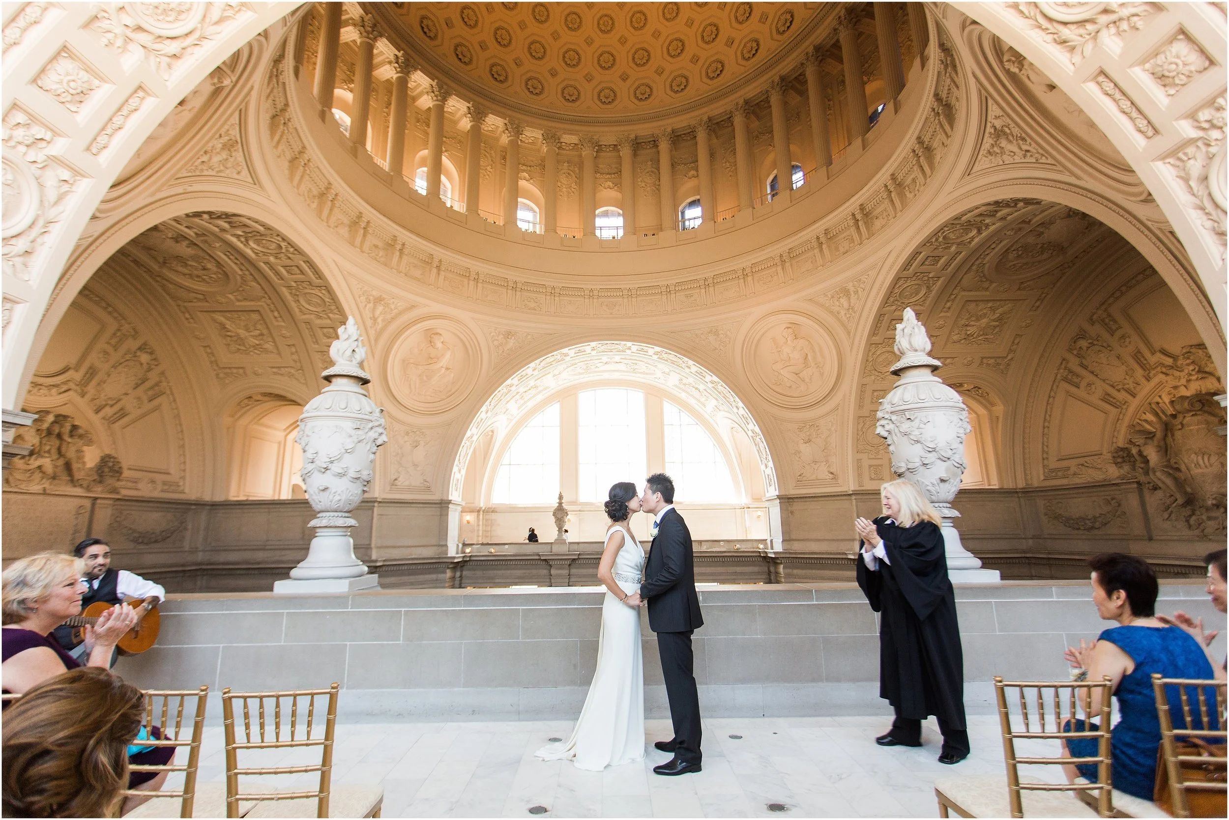 San Francisco City Hall Wedding Aimee Michael Blueberry
