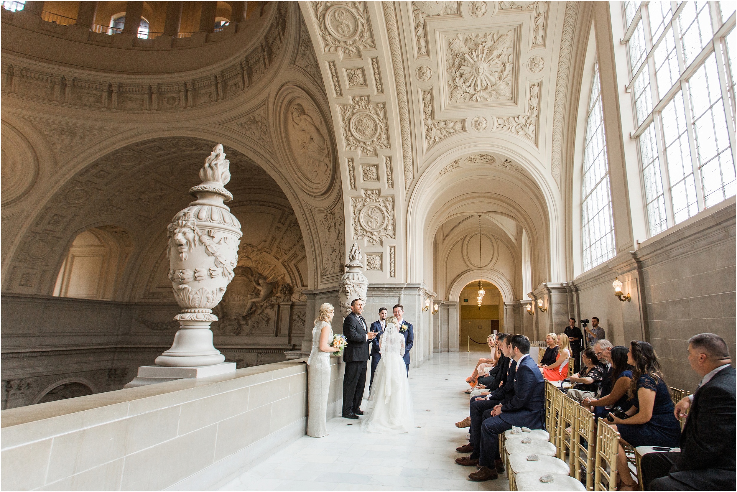 blueberryphotography.com | San Francisco City Hall Wedding Ceremony | Blueberry Photography | Destination Wedding Photographer | Wedding Photography at SF City Hall