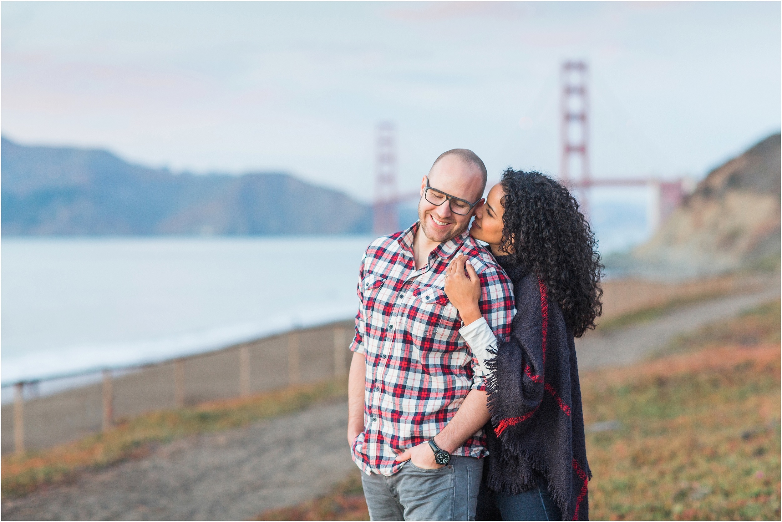 Blueberryphotography.com | San Francisco Based Wedding & Lifestyle Photographer | Engagement Session | Baker Beach | Lands End | Potrero Hill