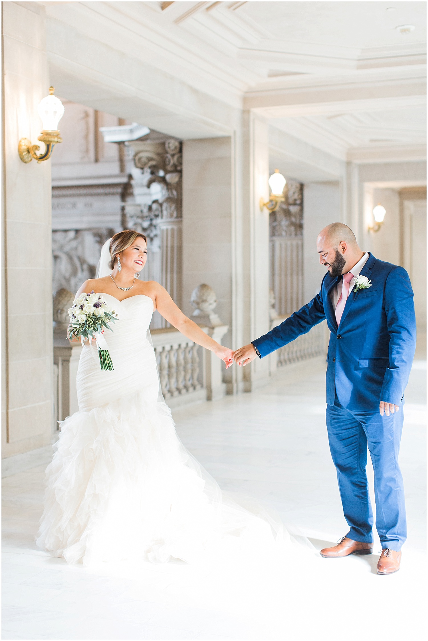 Blueberryphotography.com | San Francisco City Hall Elopement | SF City Hall Wedding