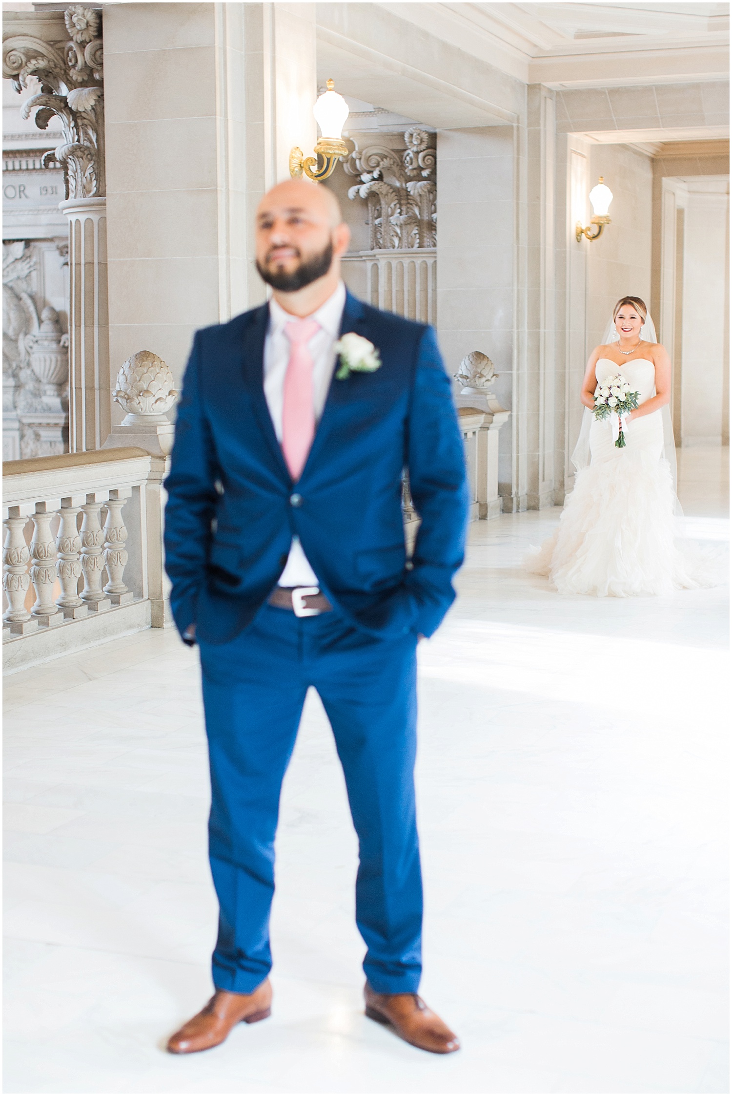 Blueberryphotography.com | San Francisco City Hall Elopement | SF City Hall Wedding