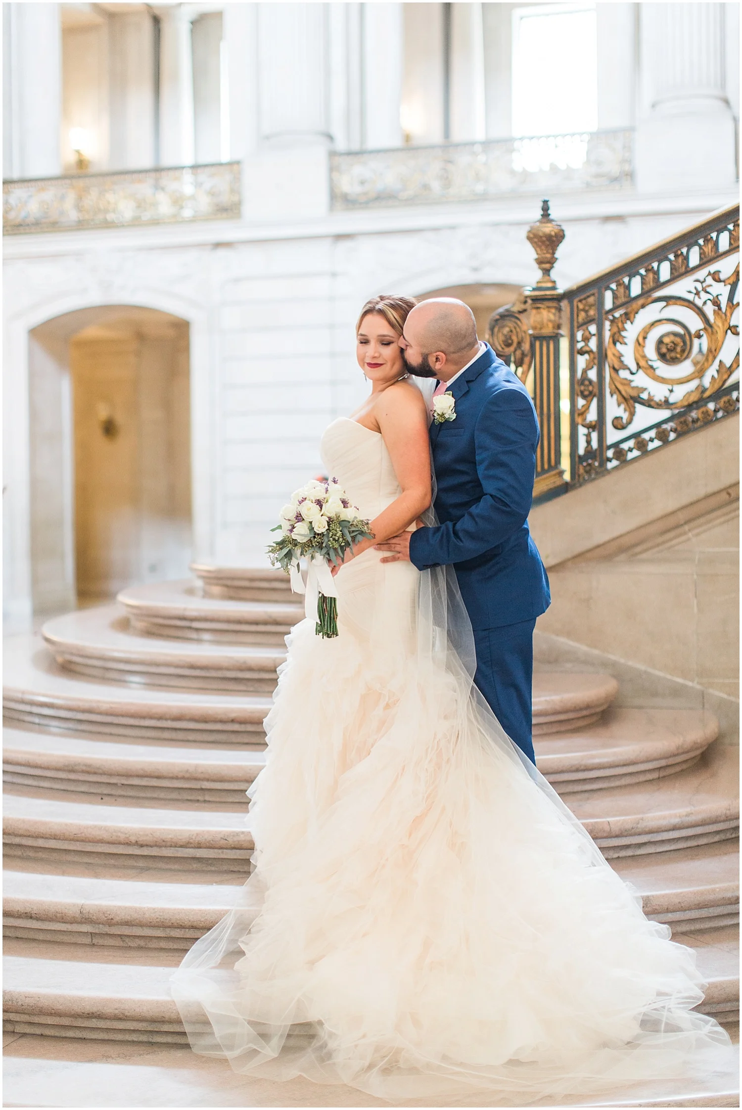Blueberryphotography.com | San Francisco City Hall Elopement | SF City Hall Wedding