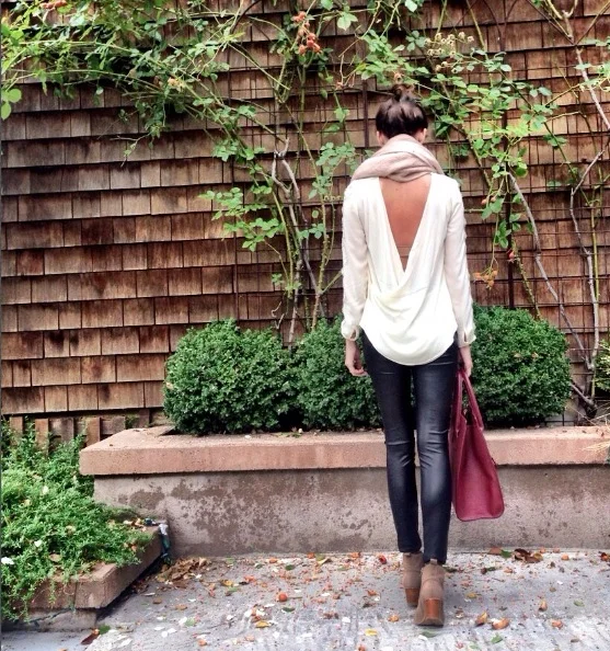 Shop the Look Below. Leggings: ASOS. Top: ASOS. Bag: Forever21. Scarf: H&M. Shoes: Dolce Vita via Tjmaxx.