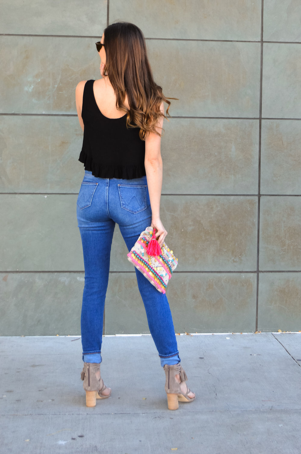 High Waisted Skinny Jeans With Wrangler — Girl Meets Gold