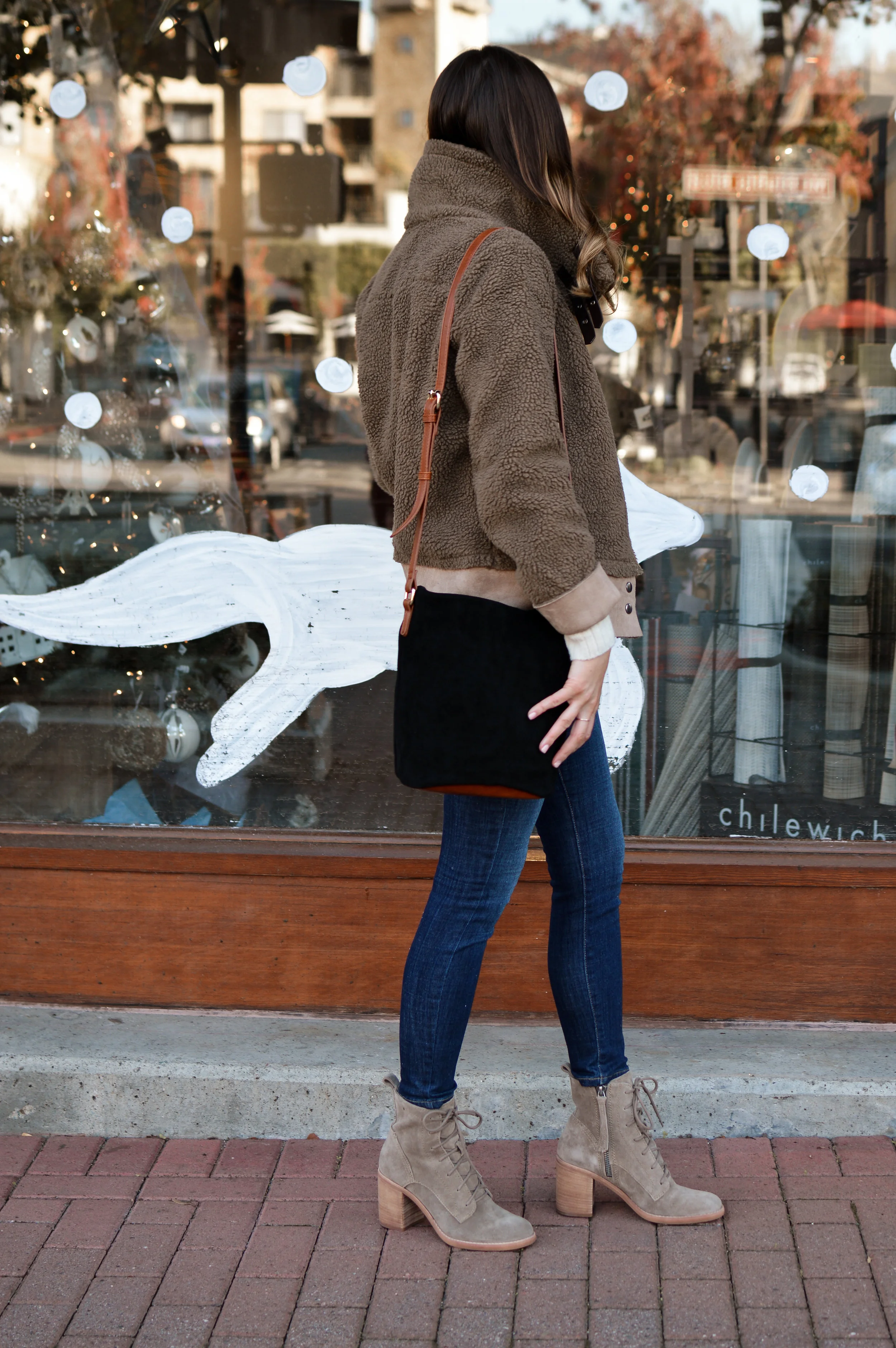 lace-up booties