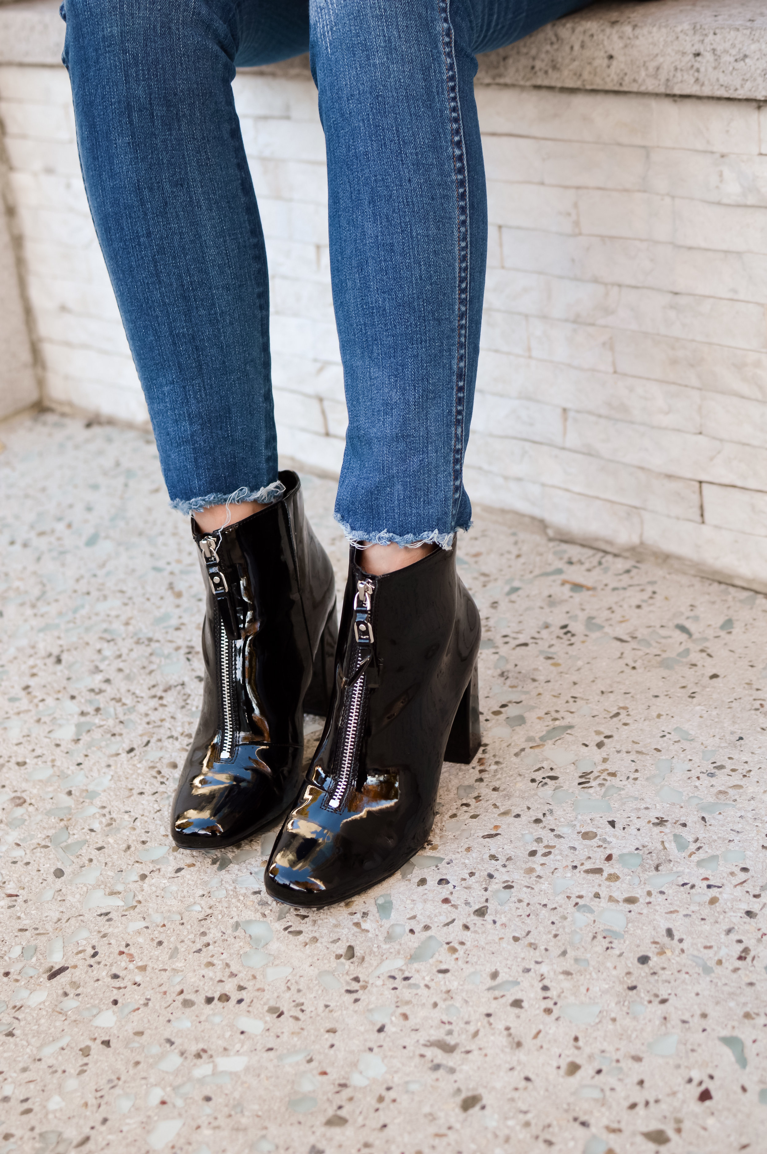 Patent Leather Booties — Girl Meets Gold