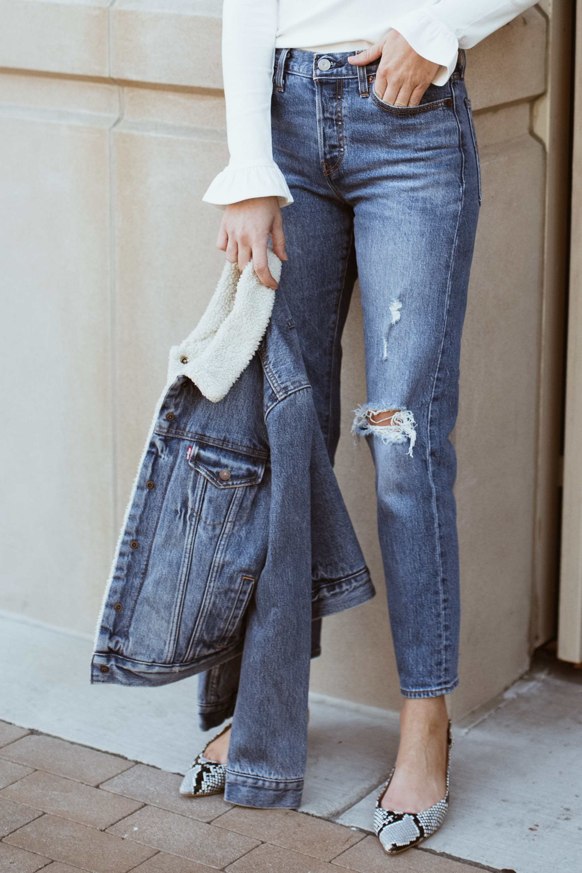 levi's wedgie icon fit straight jeans in higher love