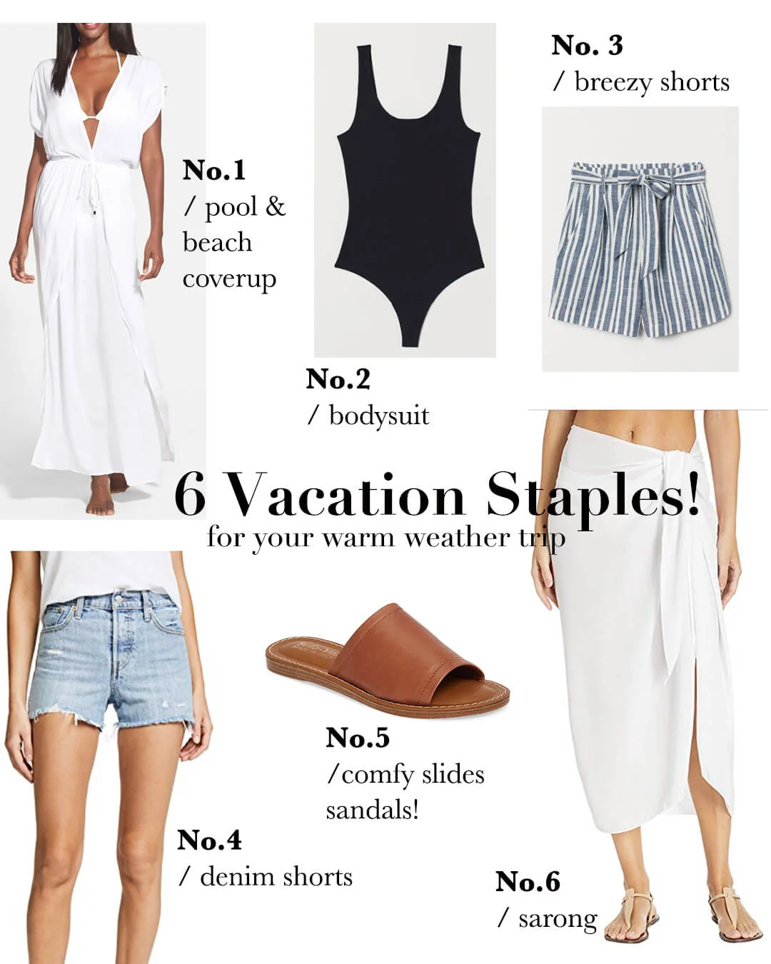 6 Classic Vacation Essentials