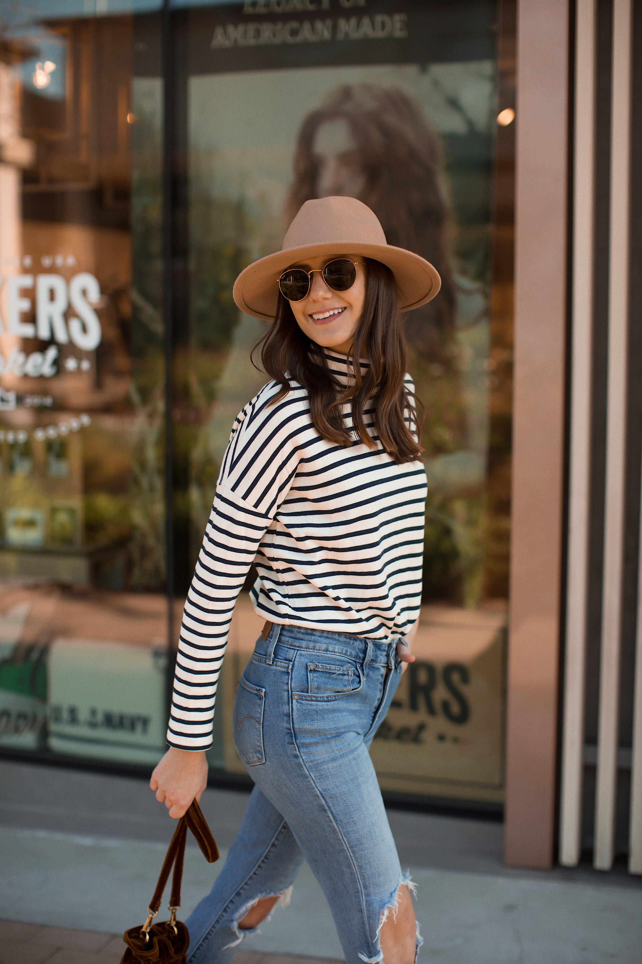 How to Wear a Striped Turtleneck