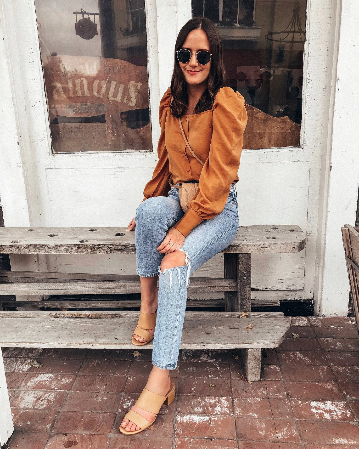 Summer to Fall Style - Gold Top