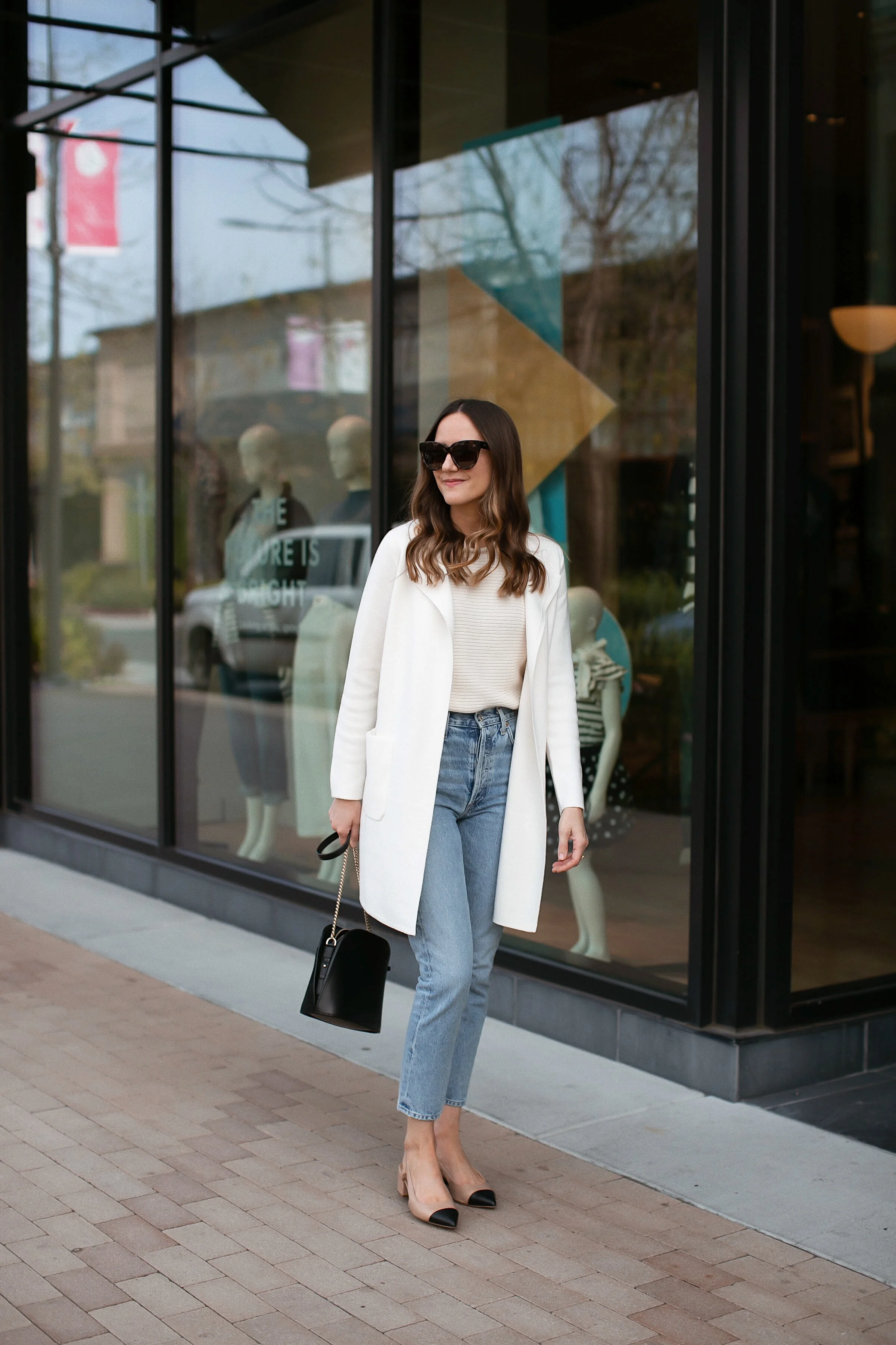 j crew white sweater