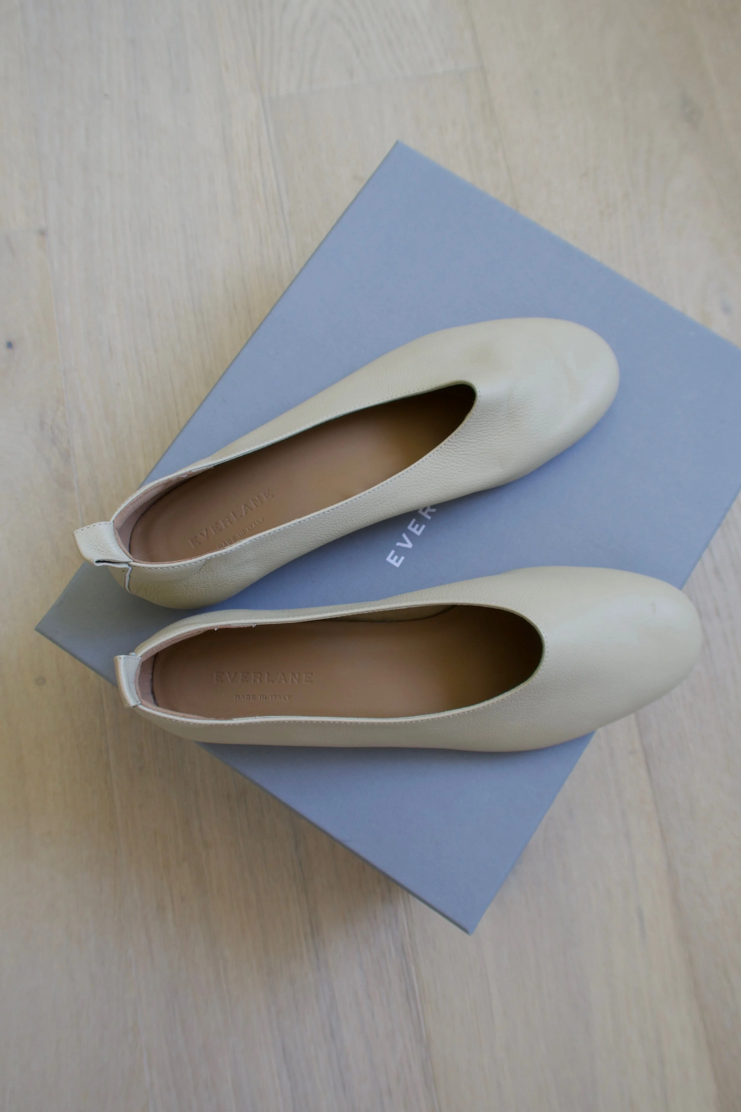 Everlane Italian Leather Day Glove - Cream
