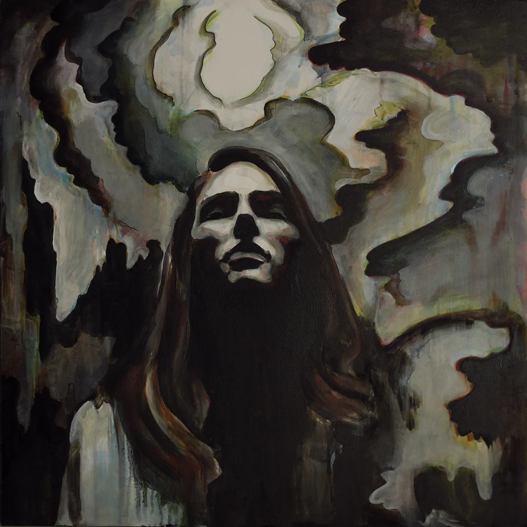 Listen. Oil on Wood Panel. 20” x 20”