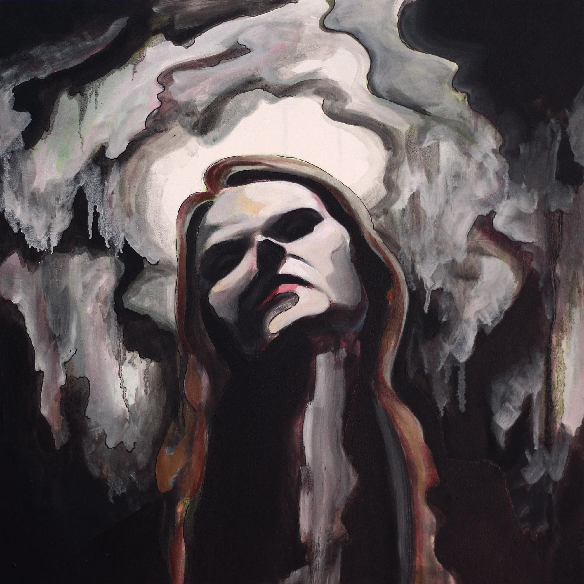 Bye Traci. Oil on Wood Panel. 16” x 16”