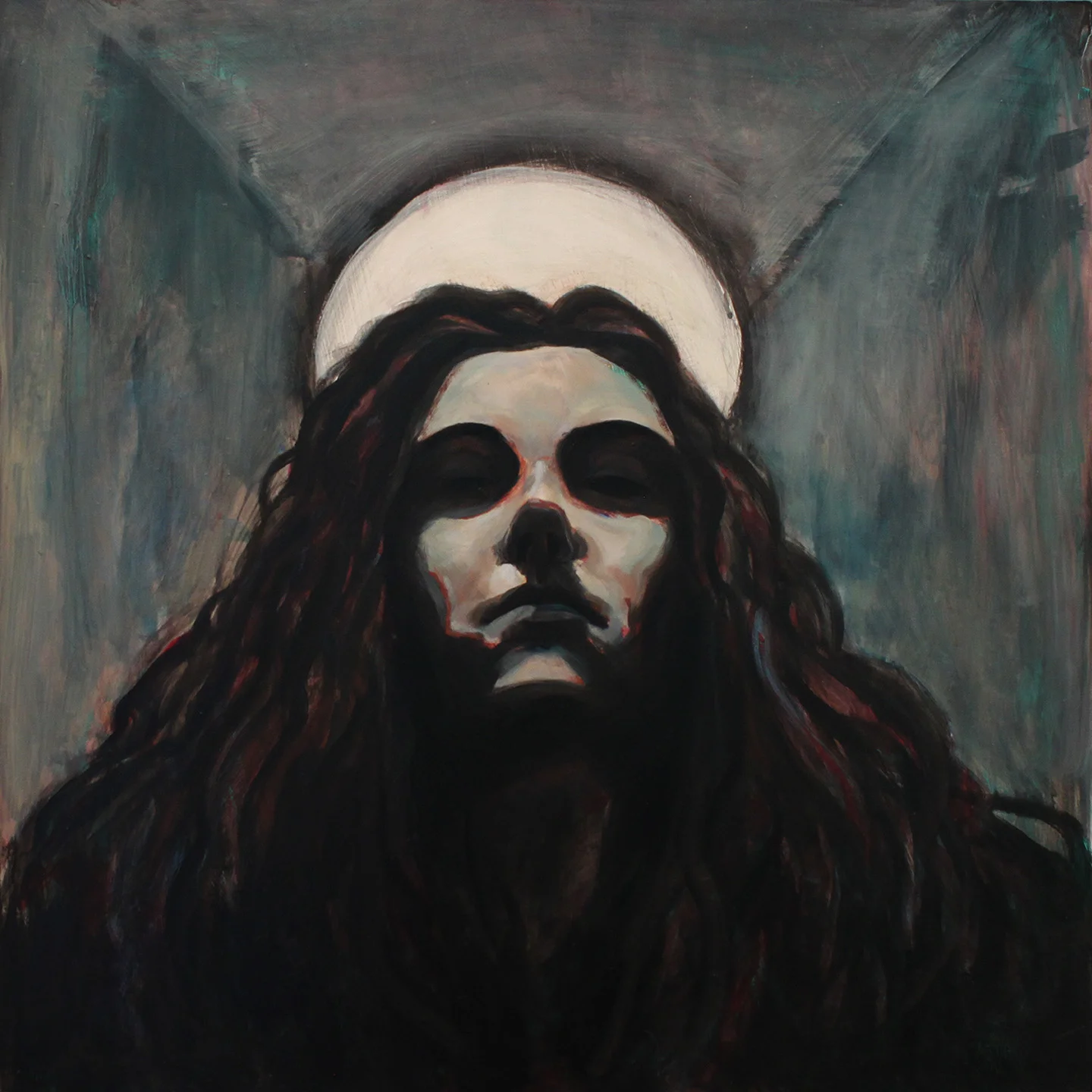 Demigod. Oil on Wood Panel. 20” x 20”