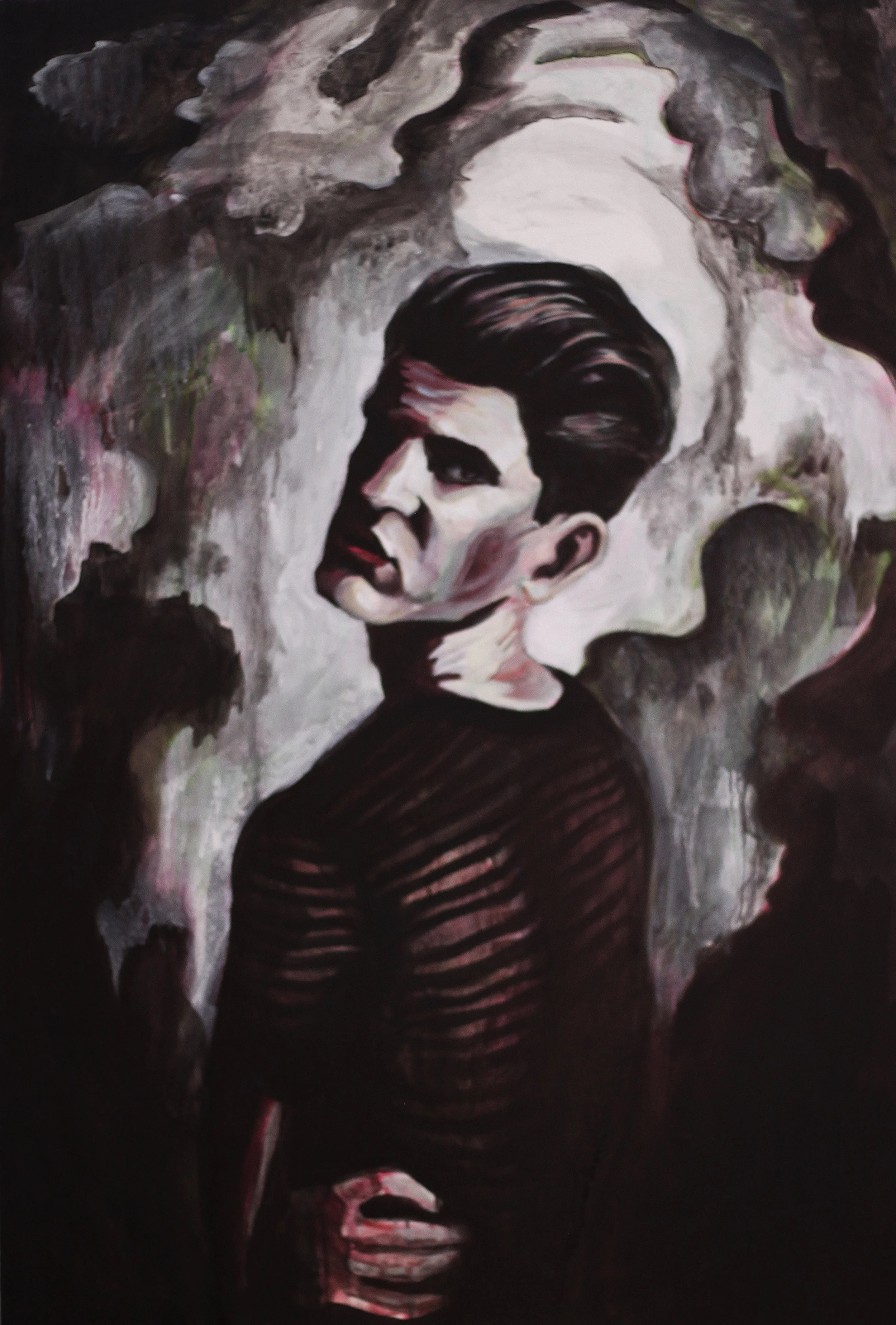 Rocky. Oil on Wood Panel. 20” x 36”