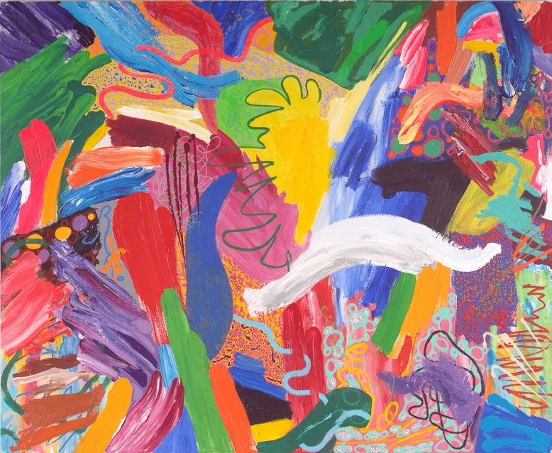 54" x 66"  Mixed media on Canvas 