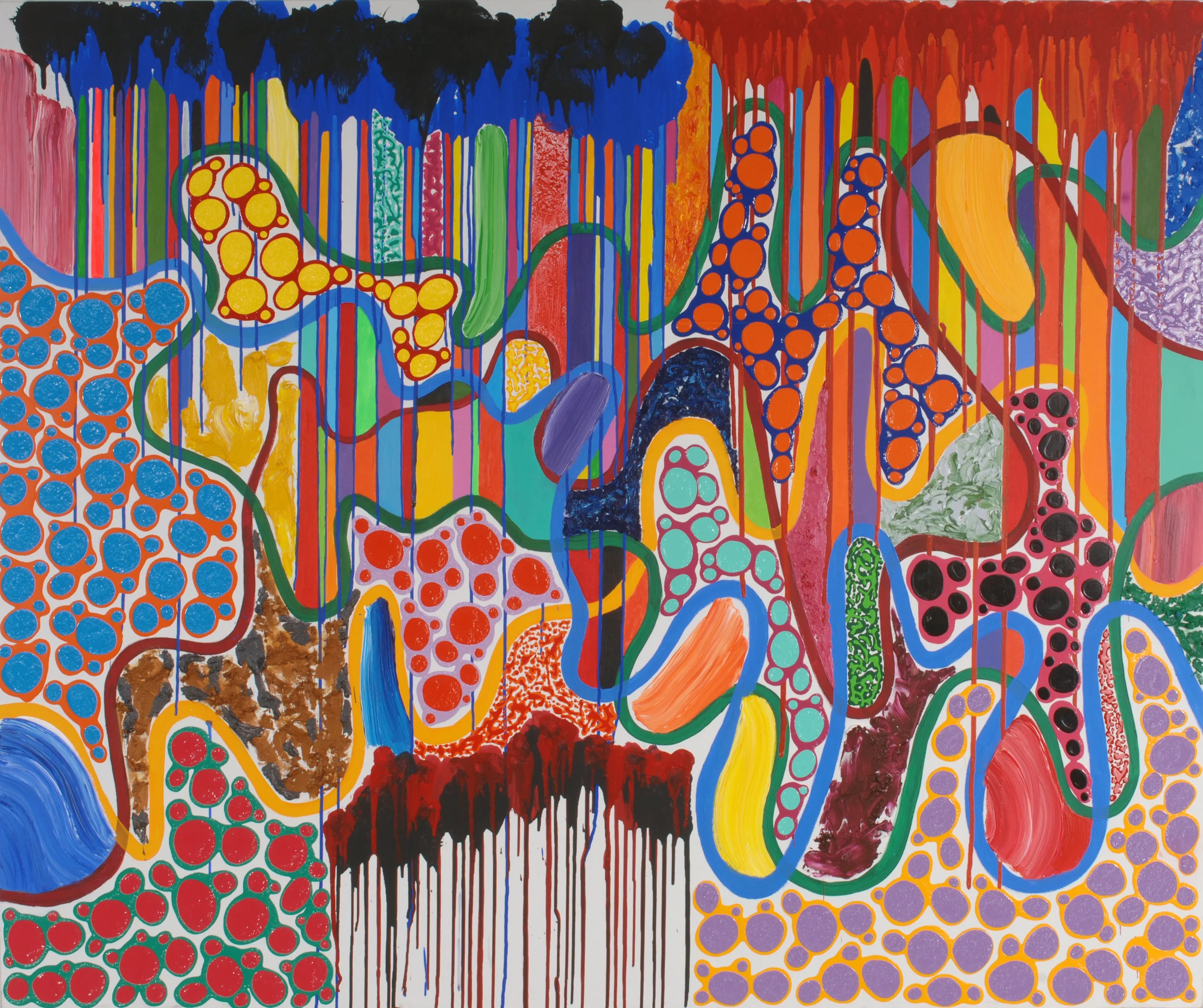   2006   54" x 74"  Mixed Media on Canvas    
