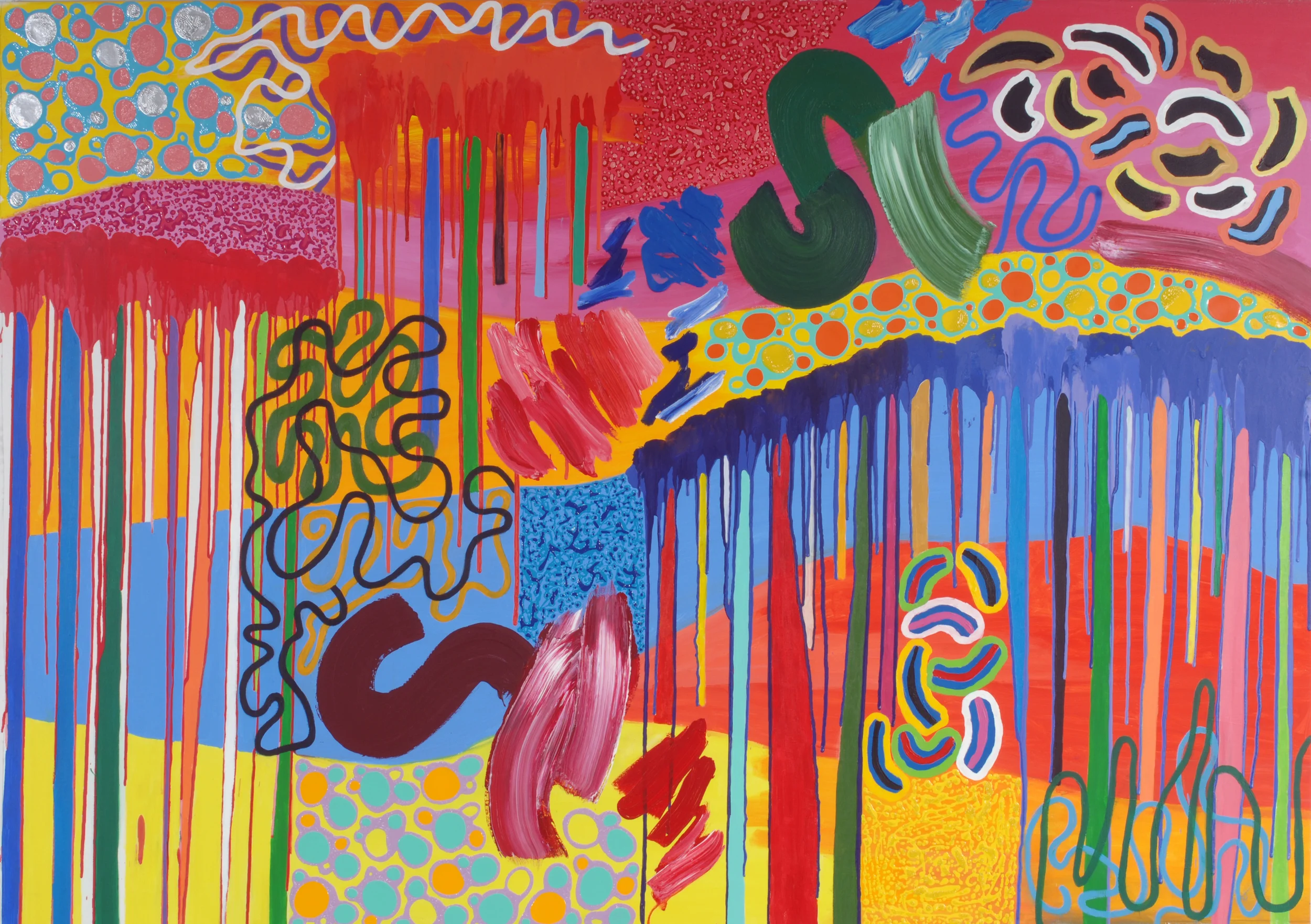   2006   48" x 72"  Mixed Media on Canvas    