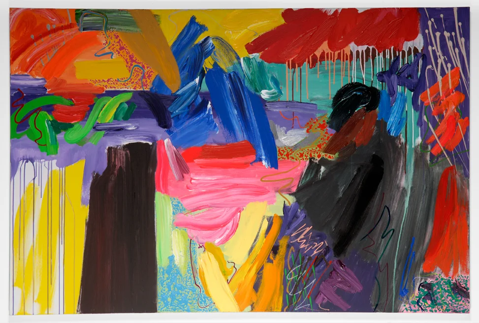   2007   48” X 72”  Mixed media on canvas    