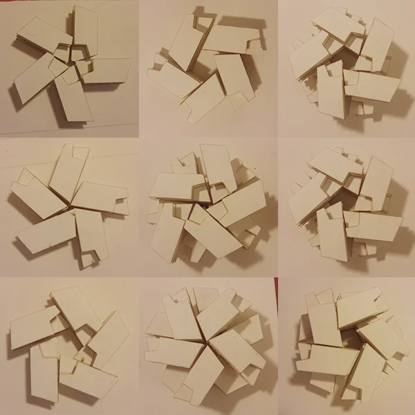 Before coming to the final commercial structure, I explored and tested variations of it using foam core. Some features I was able to gauge from these models were: conduciveness to light, opportunities for balconies and entrances, open spaces within the structure and views. 