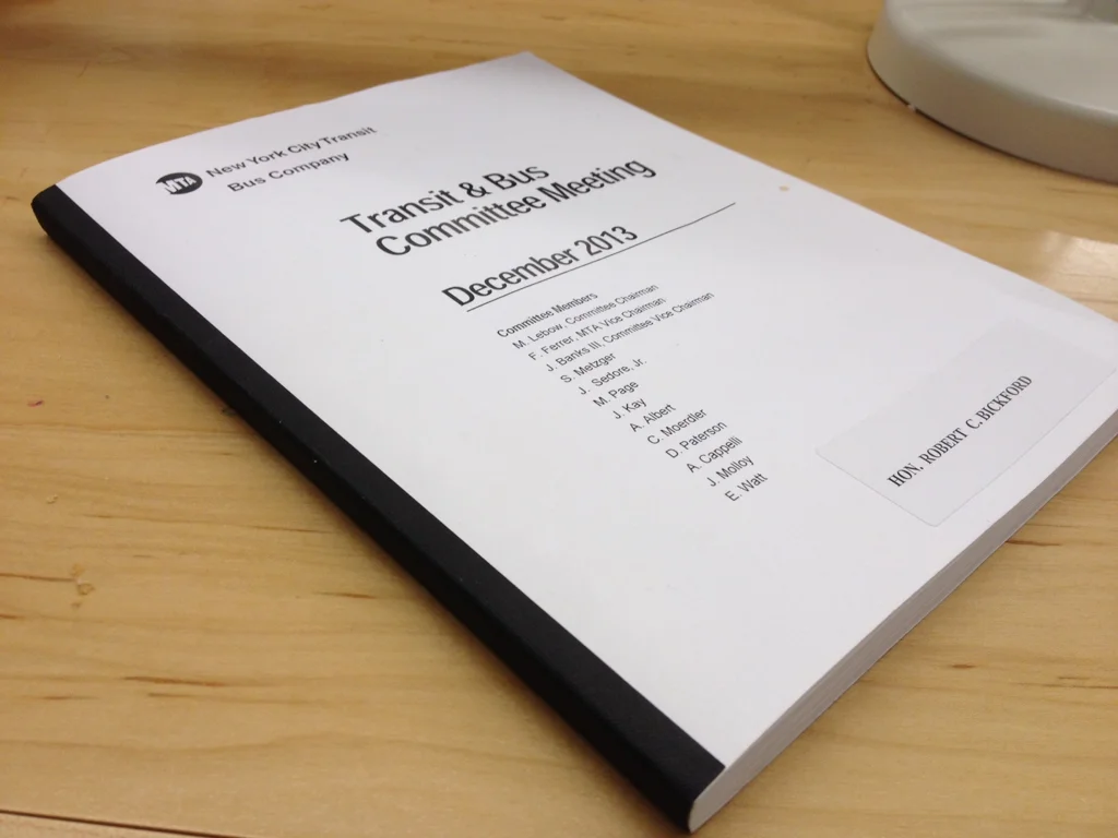 Currently, MTA's monthly data is presented to MTA board members in thick printed report books that are overwhelmingly dense with information and difficult to understand at a glance. The data is presented in extremely technical and un-relatable terms without any form of hierarchy that could inform readers of relationships between terms.