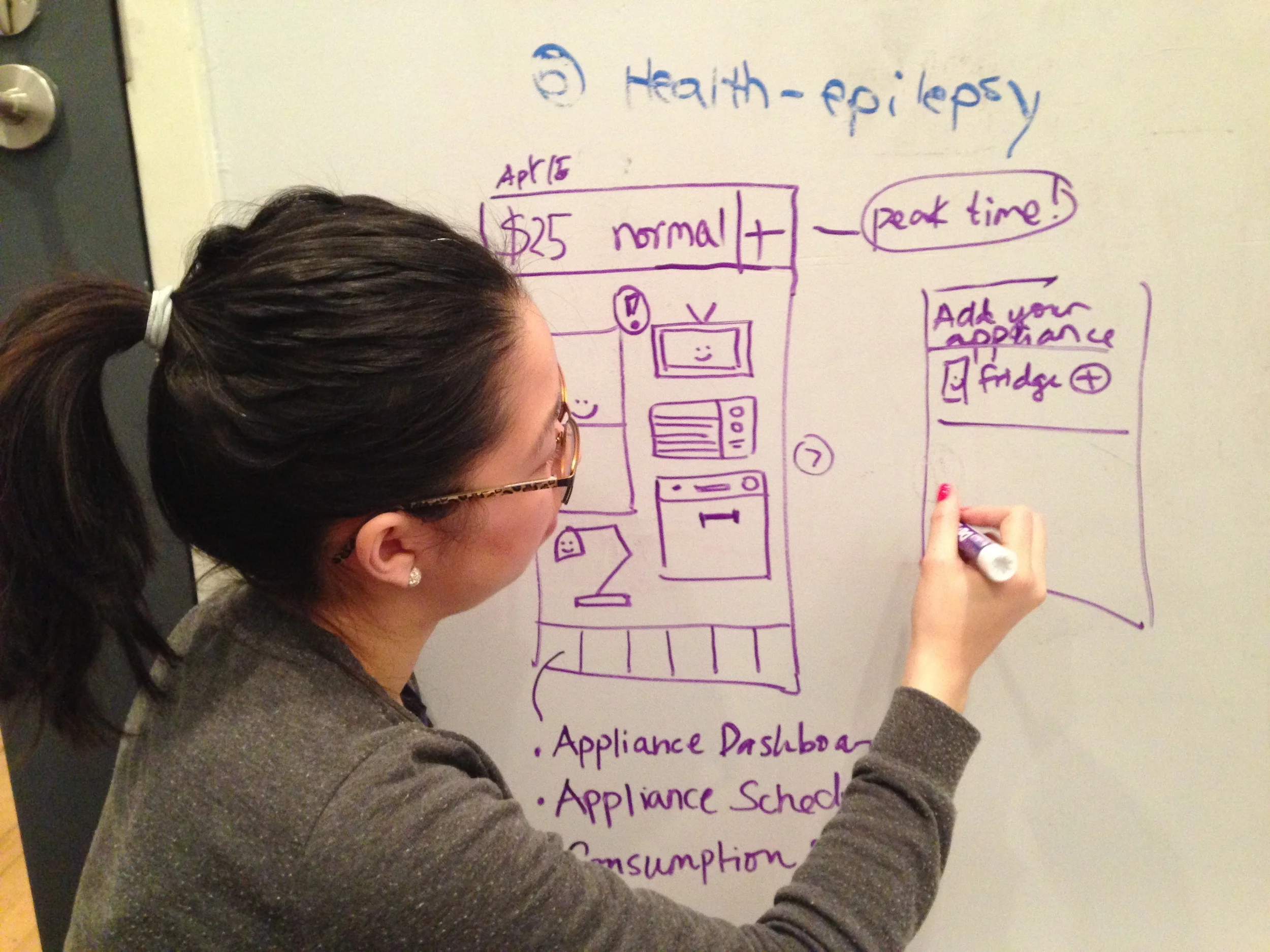 sketching out the UI